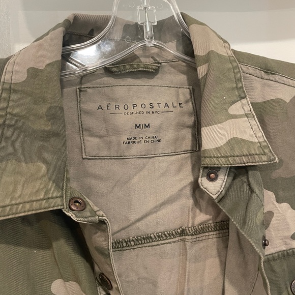 Aeropostale Camouflage Button Up Jacket - Picture 4 of 4